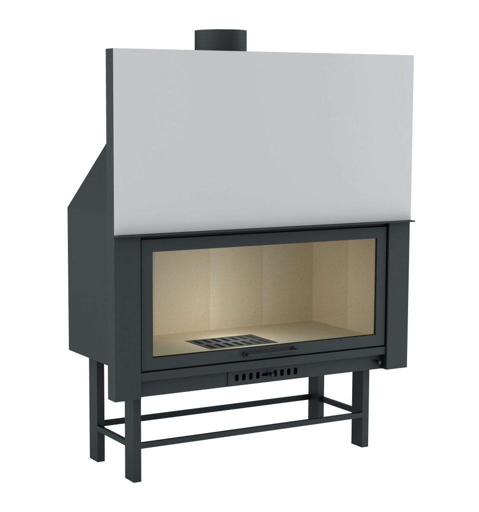 RODOS 125 Tuğlalı Yerli üretim asansörlü şömine haznesi