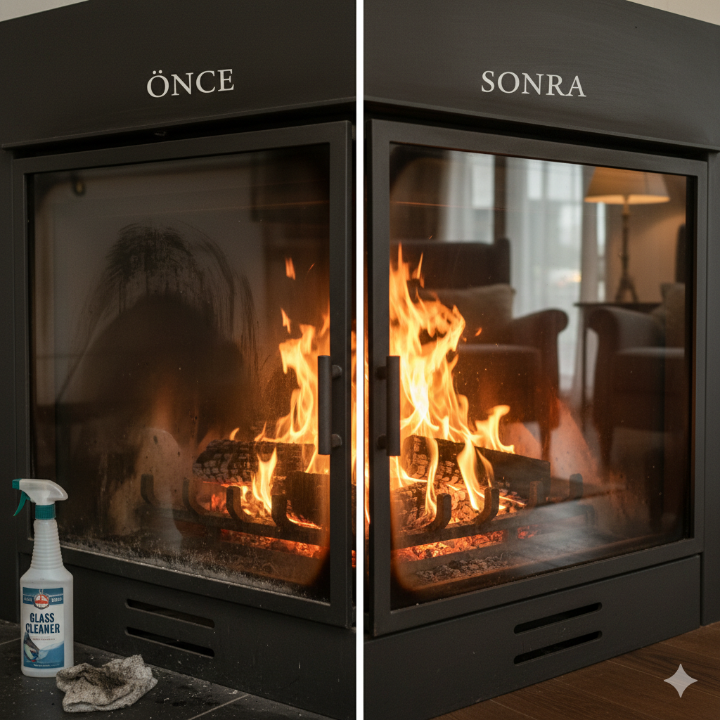 Şömine Camı Neden Kararır? Kesin Çözüm Yolları