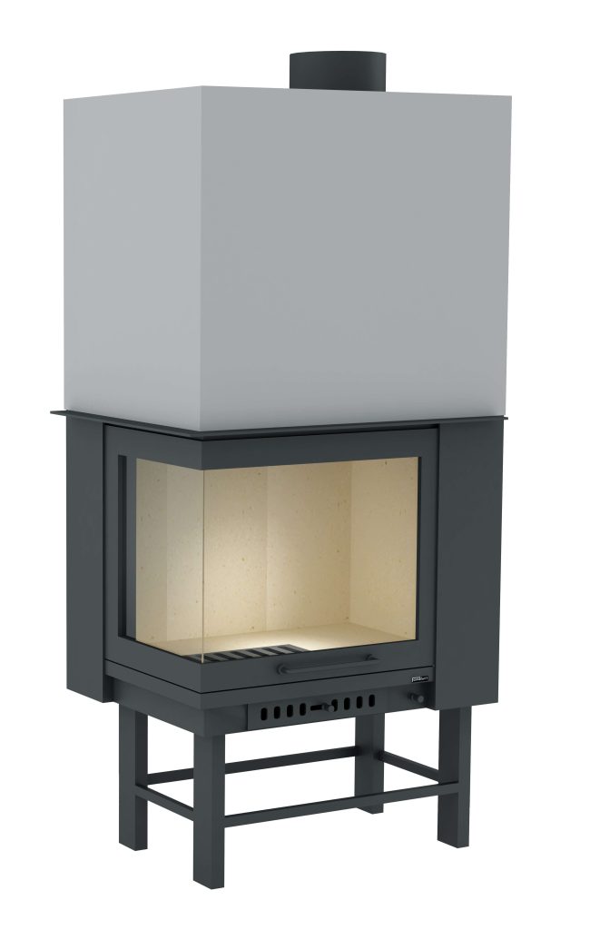 LARA 75 Yerli üretim Tuğlalı asansörlü şömine haznesi