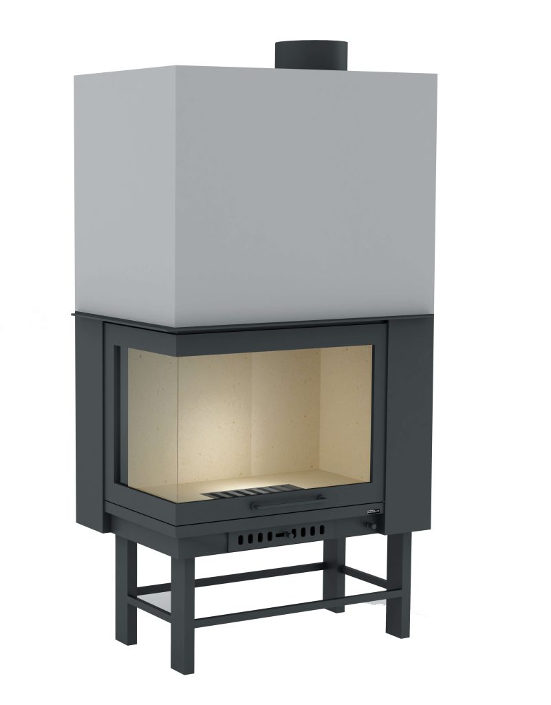 LARA 85 Tuğlalı Yerli üretim asansörlü şömine haznesi