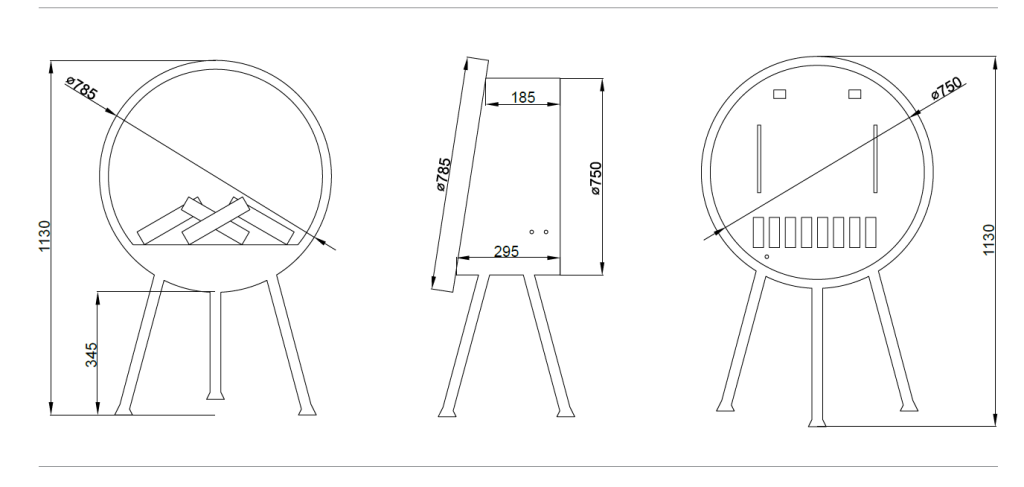 KONA 75 Elektrikli Şömine Haznesi